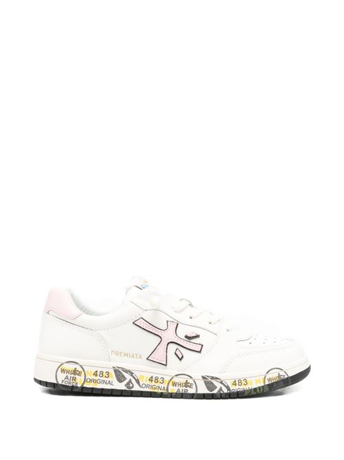Sneakers bambina Premiata Marc bianco e rosa PREMIATA kids | MARC32289466X